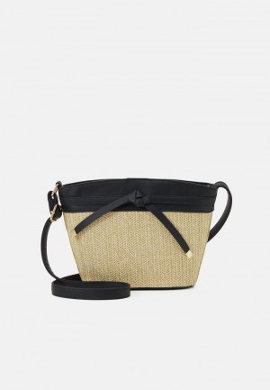 Anna Field Best Deal Cross Body Väskor Dam Svarta Vita | SE-HTXLAO351