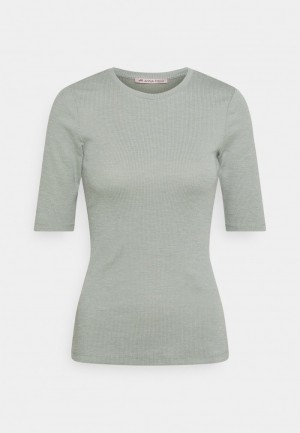 Anna Field Best Pirce Basic T-Shirt Dam Ljusgröna | SE-KASDYE019