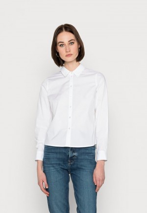 Anna Field Best Pirce Button-Down Blus Dam Vita | SE-AZYUVI927