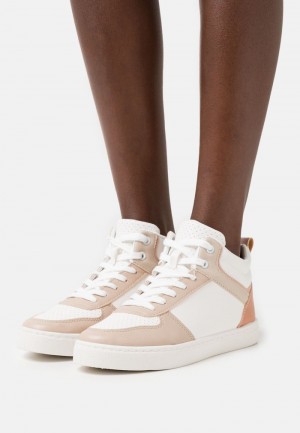 Anna Field Best Pirce High-Top Träningsskor Dam Beige | SE-MUQEOA257