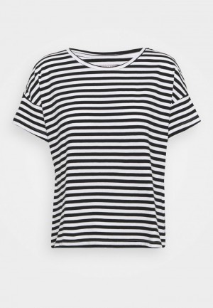 Anna Field Best Pirce Print T-Shirt Dam Svarta | SE-QRLGDS513