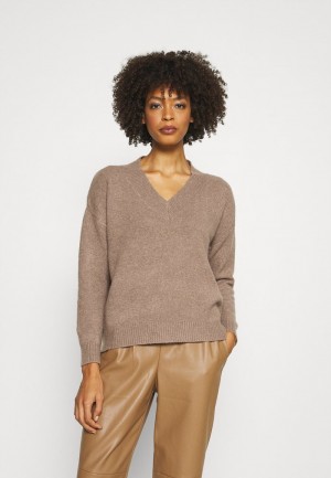 Anna Field Brand New Jumper Pullover Dam Grå Bruna | SE-OYBSIV685