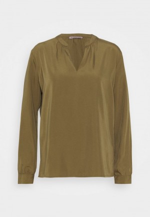 Anna Field Buy Långärmad Dam Khaki | SE-PZBVNJ219