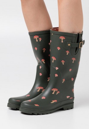 Anna Field Buy Wellies Stövlar Dam Mörkgröna | SE-NFJTEG830