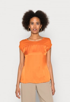 Anna Field Cheapest Basic T-Shirt Dam Orange | SE-YVHGFB162