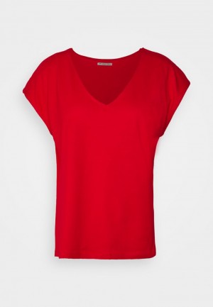 Anna Field Cheapest Basic T-Shirt Dam Röda | SE-GYRSDP064