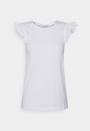 Anna Field Cheapest Basic T-Shirt Dam Vita | SE-TOSWQB806