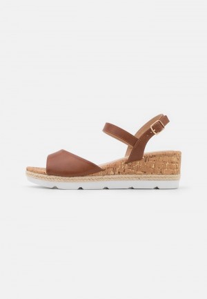 Anna Field Coupon Bekvämlighet Espadrilles Sandaler Dam Bruna | SE-SHURIK039