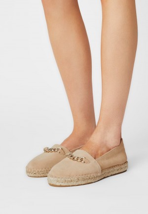 Anna Field Discount Leather Espadrilles Låga Skor Dam Beige | SE-AQINUT563