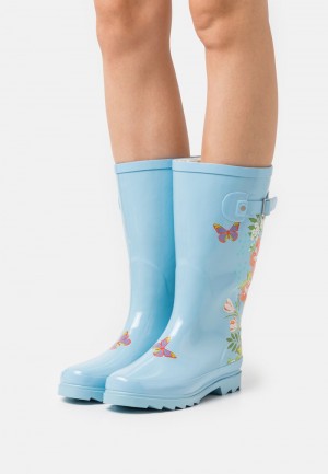 Anna Field Discount Wellies Stövlar Dam Ljusblå | SE-QUJSOG269