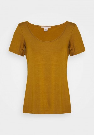 Anna Field Hot Sale Basic T-Shirt Dam Bruna | SE-AQEHBC950