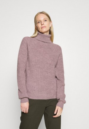 Anna Field New Ull Blend Turtleneck Jumper Pullover Dam Lila | SE-ECGQLS320