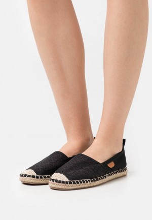 Anna Field Outlet Espadrilles Låga Skor Dam Svarta | SE-KYINBL810