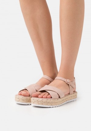 Anna Field Outlet Espadrilles Sandaler Dam Ljusrosa | SE-VKZICW851