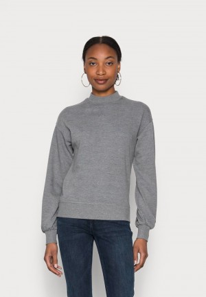 Anna Field Promo Sweatshirt Pullover Dam Grå | SE-XHTCZF796