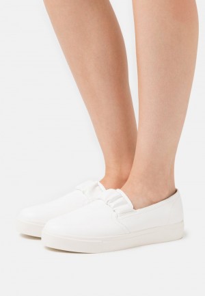 Anna Field Top 10 Slip-Ons Låga Skor Dam Vita | SE-UYOTVE178