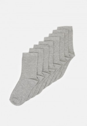 Anna Field Wholesale 8Pp Ankle Strumpor Dam Grå | SE-FBUZNY435