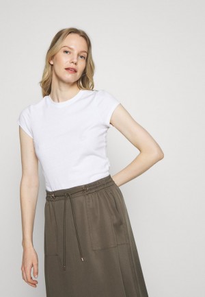 Anna Field Wholesale Basic T-Shirt Dam Vita | SE-ZEKAFN857