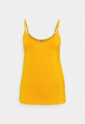 Anna Field Wholesale Top T-Shirt Dam Mörkgula | SE-QOVHNY079