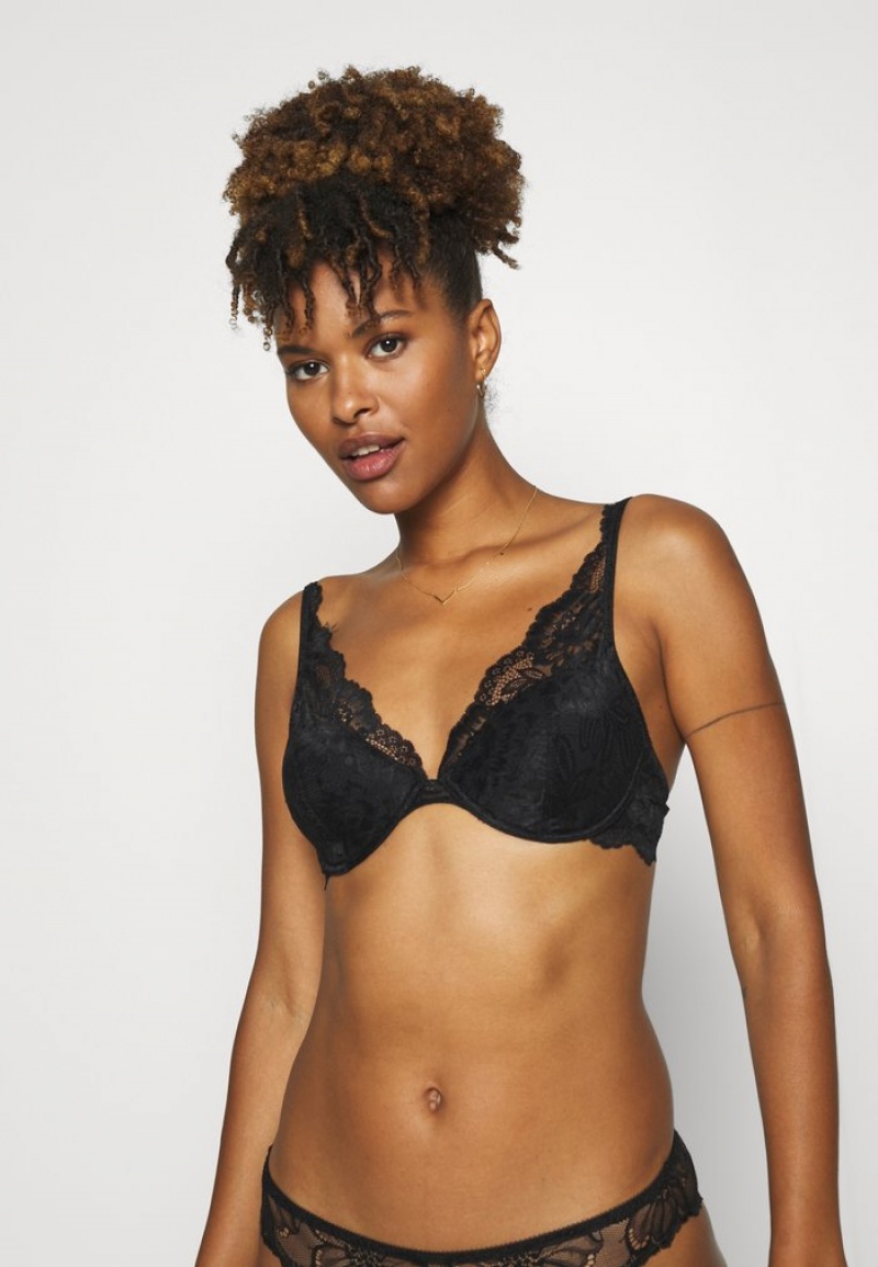 Anna Field Best Deal 2Pp Sandy Spets High Apex Bra Triangle BH Dam Bruna | SE-RHBISK094