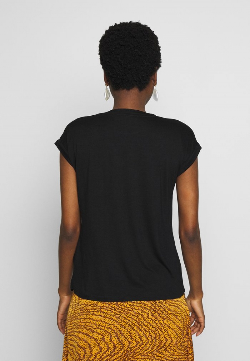 Anna Field Best Deal Basic T-Shirt Dam Svarta | SE-DEFSKZ870