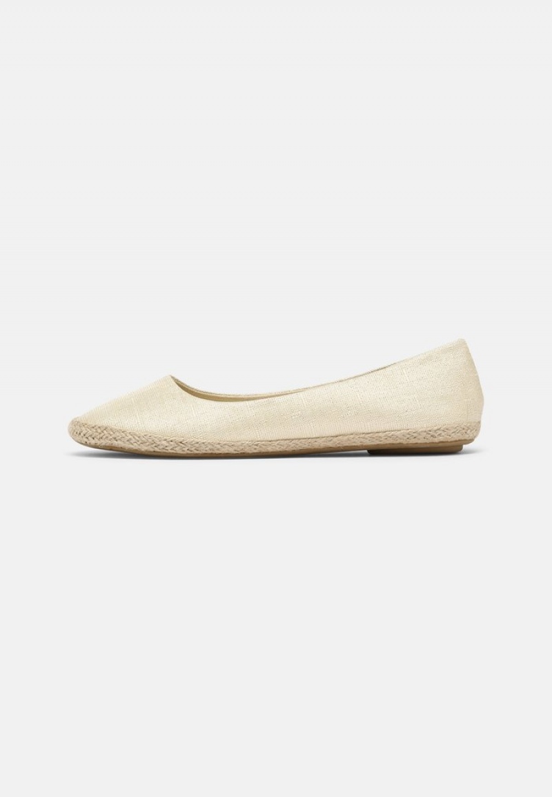 Anna Field Best Deal Espadrilles Ballerina Dam Guld | SE-UWRIBS765