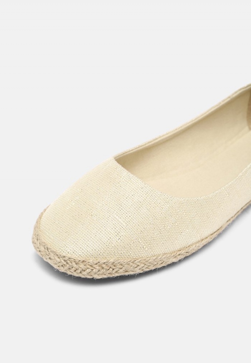 Anna Field Best Deal Espadrilles Ballerina Dam Guld | SE-UWRIBS765