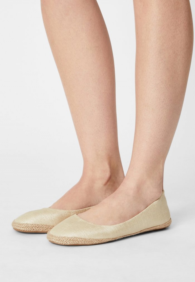 Anna Field Best Deal Espadrilles Ballerina Dam Guld | SE-UWRIBS765