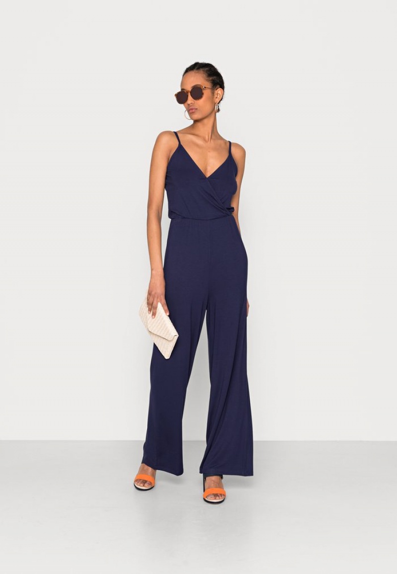 Anna Field Best Deal Jumpsuit Dam Mörkblå | SE-ERJWQL195