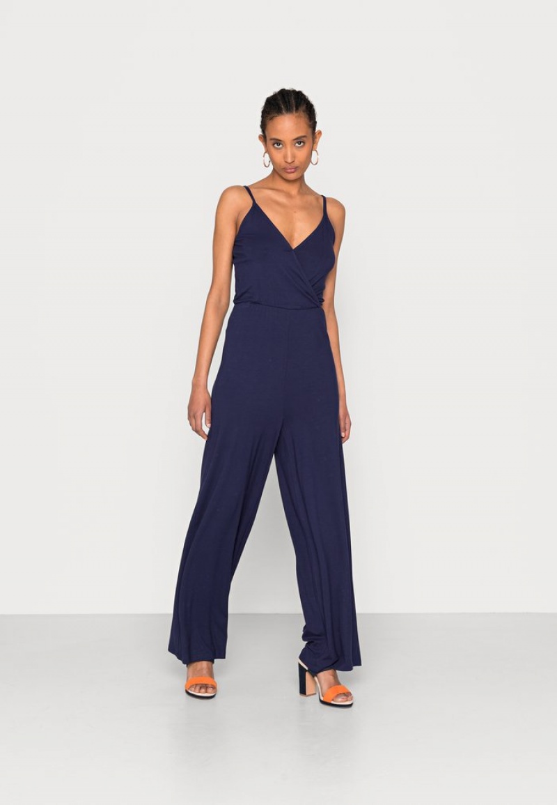 Anna Field Best Deal Jumpsuit Dam Mörkblå | SE-ERJWQL195