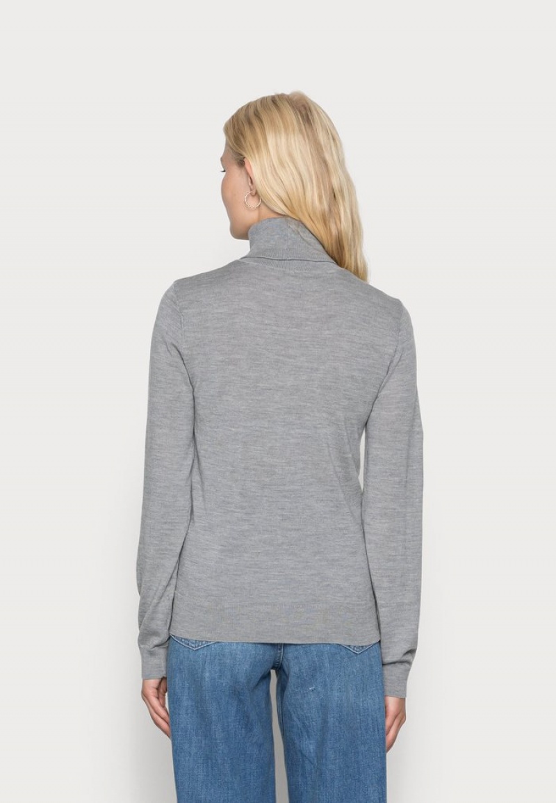 Anna Field Best Deal Merino Ull Turtleneck Jumper Pullover Dam Grå | SE-FBMYCR198