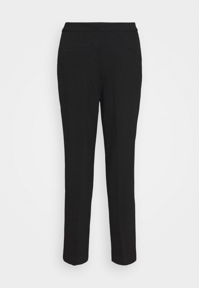 Anna Field Best Pirce Basic Business Pant Slim Leg Långbyxor Dam Svarta | SE-FQNZCA483