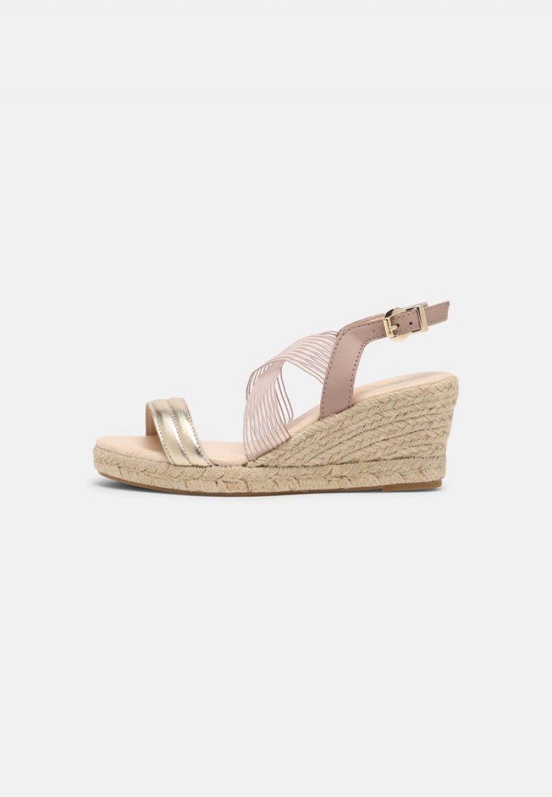 Anna Field Best Pirce Bekvämlighet Espadrilles Sandaler Dam Beige | SE-LIQXOU905