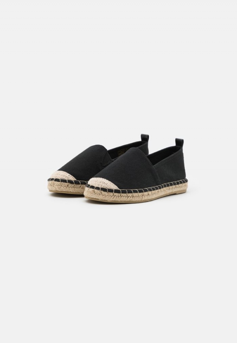 Anna Field Best Pirce Espadrilles Låga Skor Dam Svarta | SE-QMEKLV093