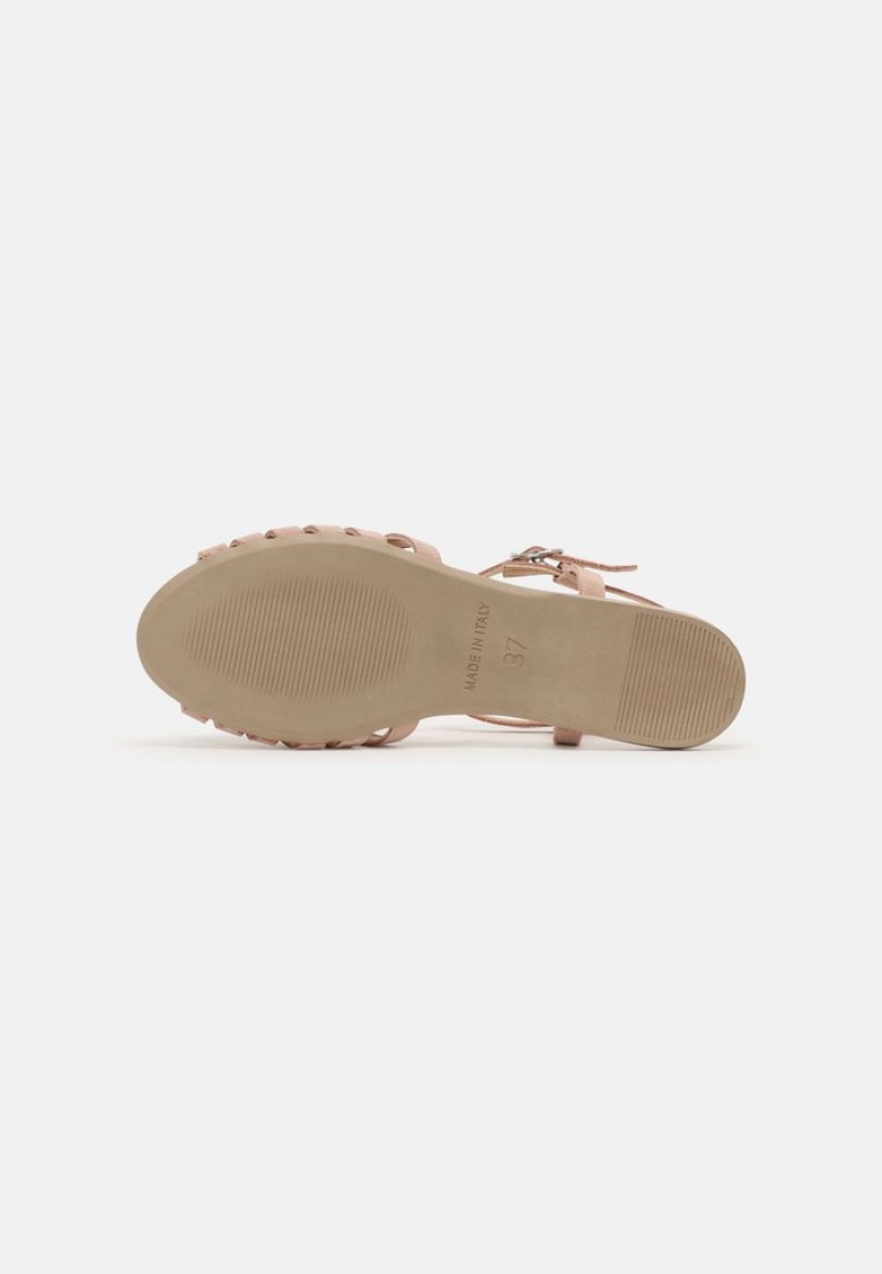 Anna Field Best Pirce Leather Sandaler Dam Beige | SE-SDLGQN621