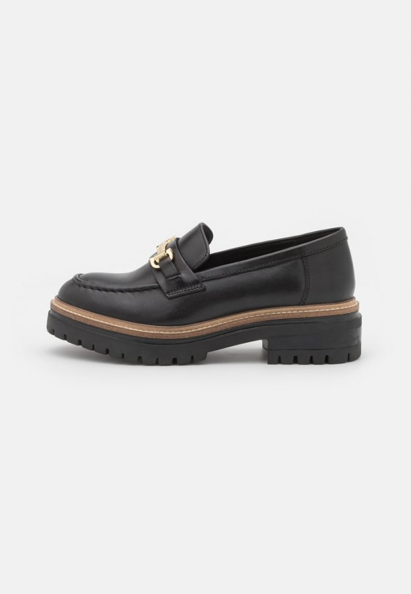 Anna Field Best Pirce Leather Slip-Ons Låga Skor Dam Svarta | SE-CUAVOQ239