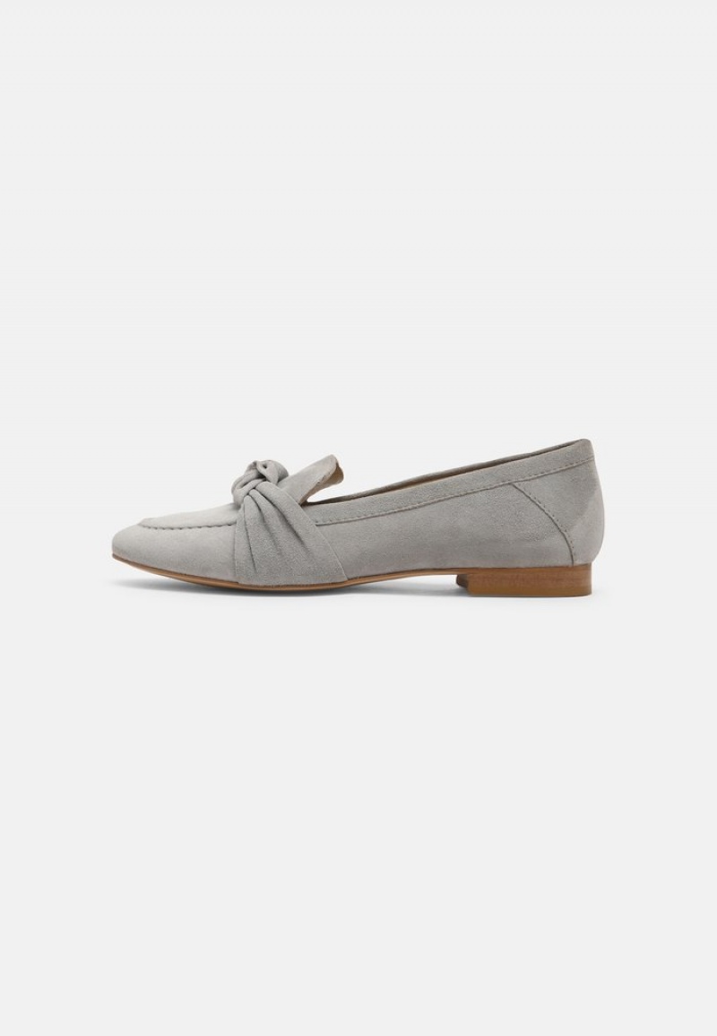 Anna Field Best Pirce Leather Slip-Ons Låga Skor Dam Blå | SE-XJAVYB856