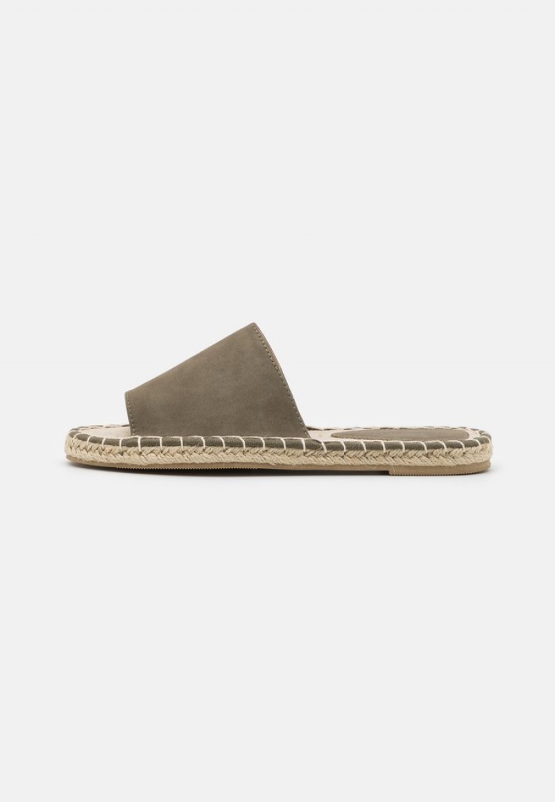 Anna Field Best Pirce Mules Dam Khaki | SE-QTYUHN401