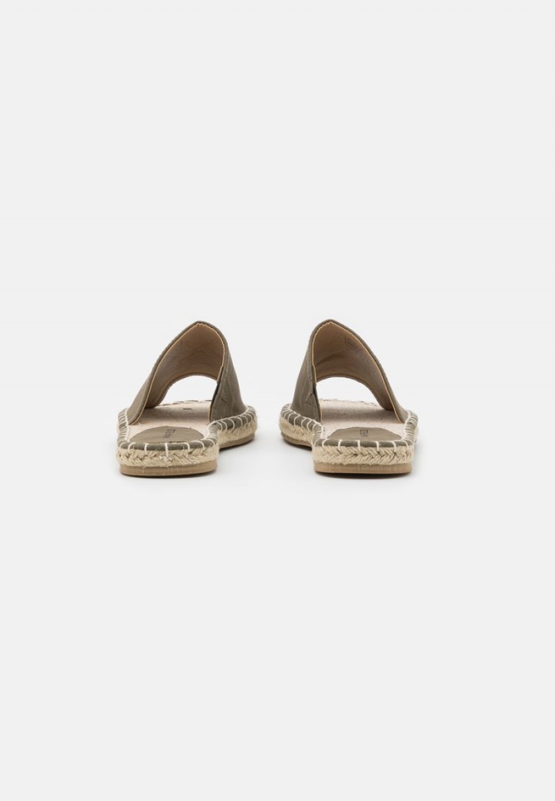 Anna Field Best Pirce Mules Dam Khaki | SE-QTYUHN401