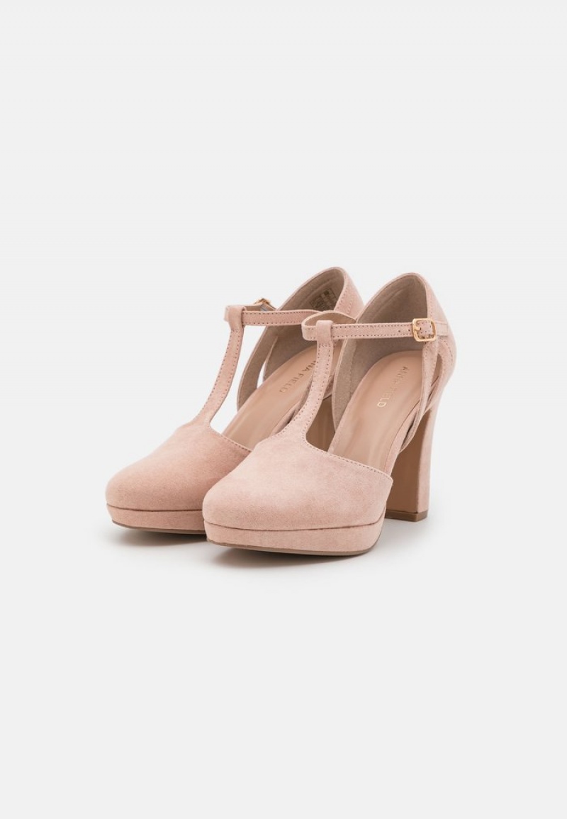 Anna Field Best Pirce Platform Heels Klackar Dam Ljusrosa | SE-QRPVTS734