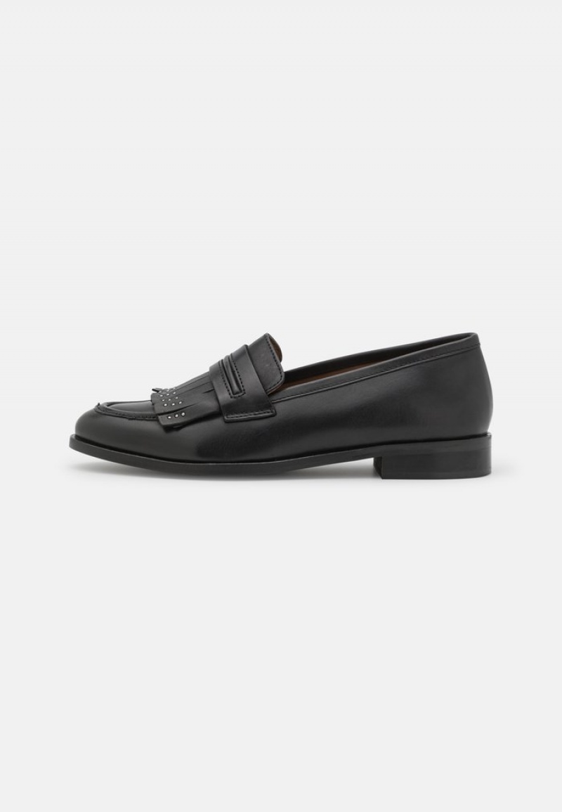 Anna Field Best Reviews Of Leather Slip-Ons Låga Skor Dam Svarta | SE-UOXJZN042