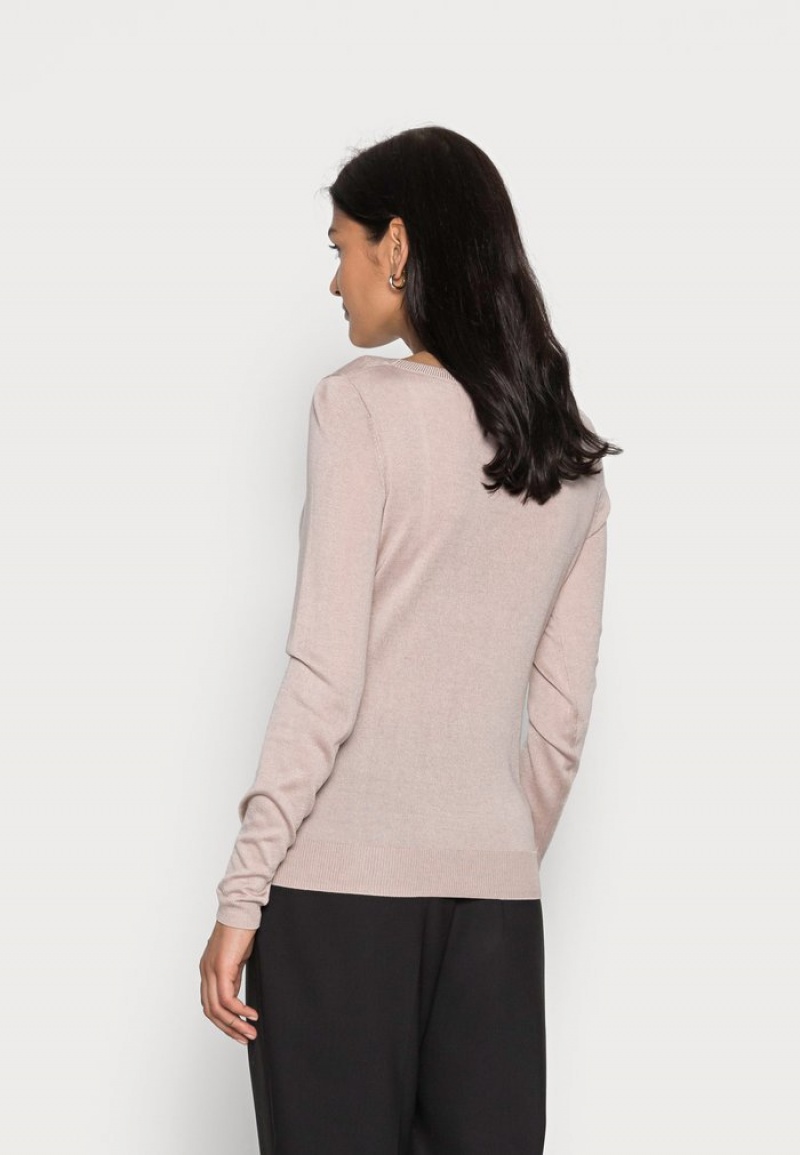 Anna Field Best Reviews Of Silk Blend Jumper Pullover Dam Beige | SE-QVOTHE103