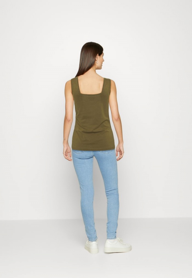 Anna Field Best Reviews Of Top T-Shirt Dam Khaki | SE-GXCAJS847