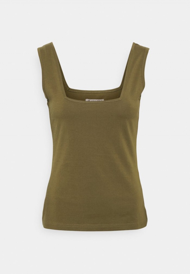 Anna Field Best Reviews Of Top T-Shirt Dam Khaki | SE-GXCAJS847