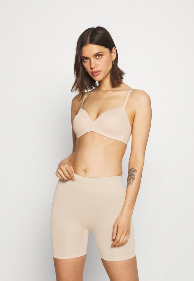 Anna Field Best Sale 2Pp Seamless Shorts Shapewear Dam Beige | SE-NMHJZV038