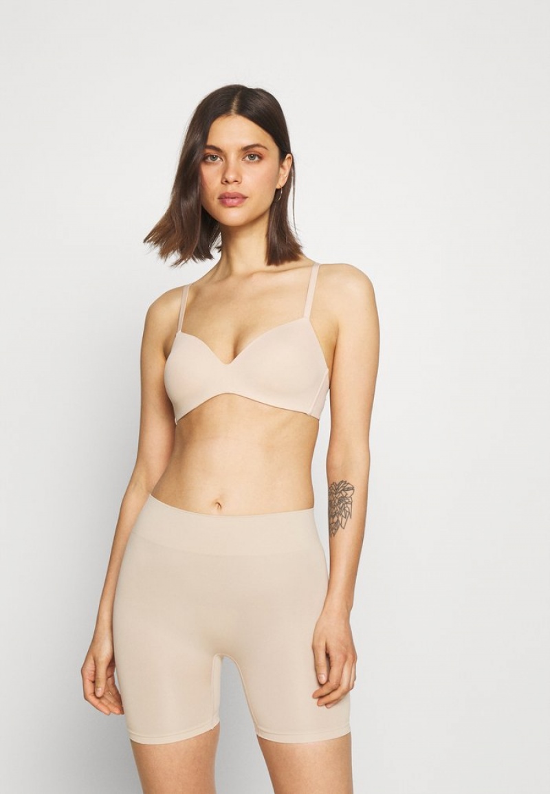 Anna Field Best Sale 2Pp Seamless Shorts Shapewear Dam Beige | SE-NMHJZV038