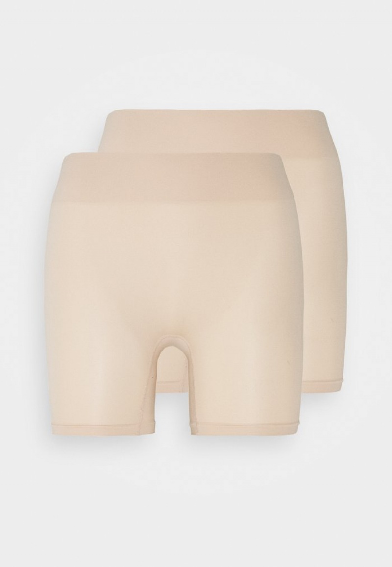 Anna Field Best Sale 2Pp Seamless Shorts Shapewear Dam Beige | SE-NMHJZV038