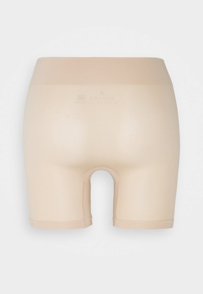 Anna Field Best Sale 2Pp Seamless Shorts Shapewear Dam Beige | SE-NMHJZV038