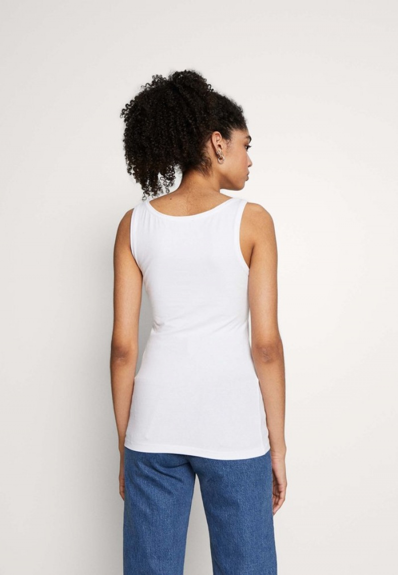 Anna Field Best Sale Basic Tank 3Er Pack Top T-Shirt Dam Svarta | SE-EIOJPS581