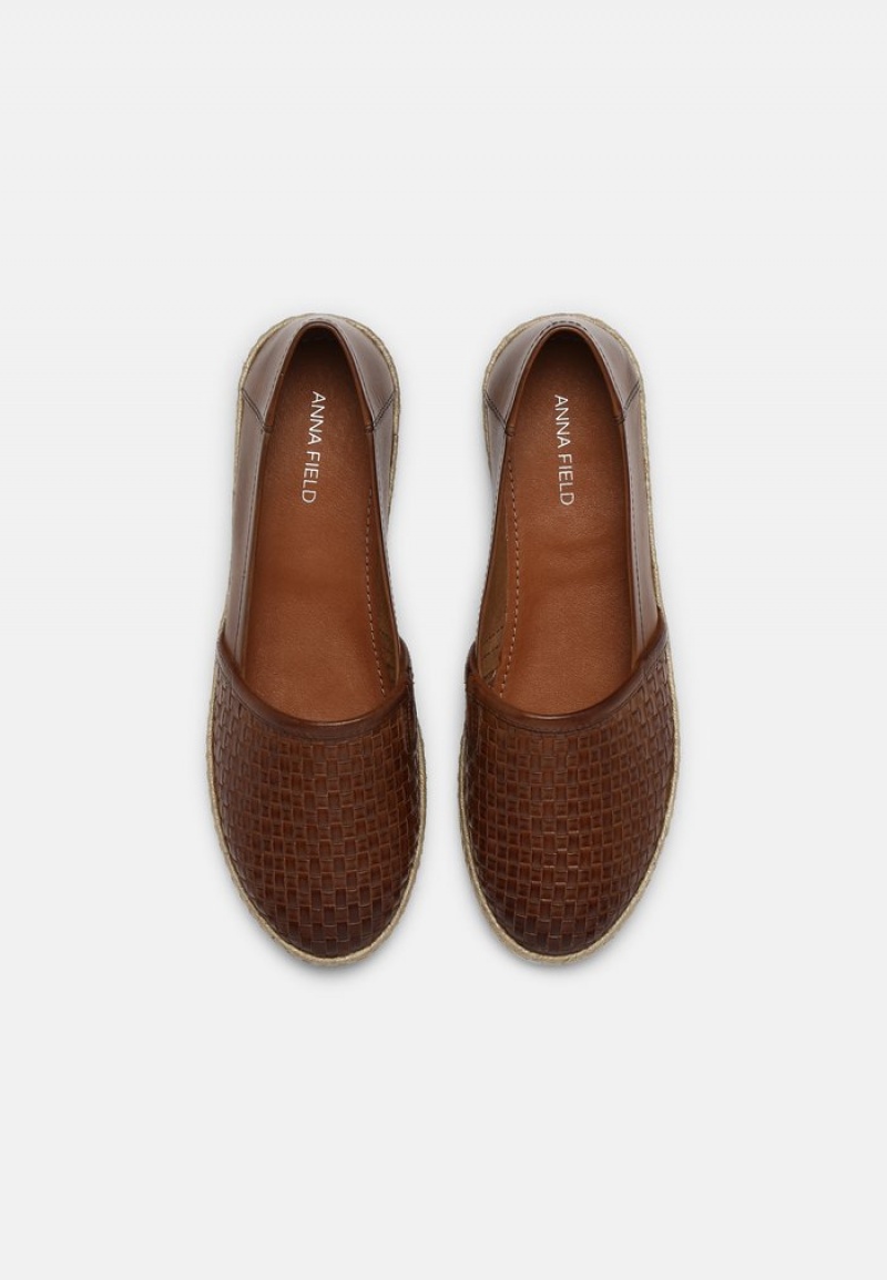 Anna Field Best Sale Espadrilles Låga Skor Dam Bruna | SE-VGSCYQ075